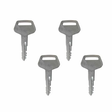 Ignition Keys 4Pcs TR261434 For Komatsu