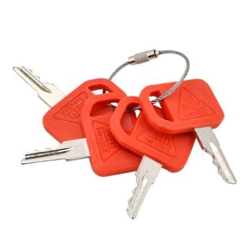 4Pcs Ignition Key KV13427 For John Deere