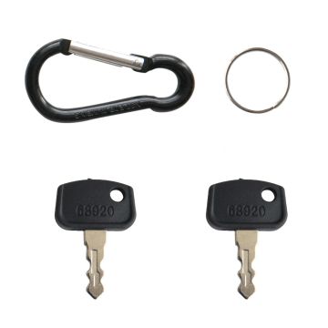 2pcs Ignition Keys PL501-68920 For Kubota