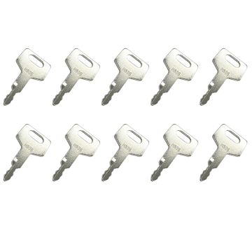 10PC Ignition Key 17001-00019 For Takeuchi