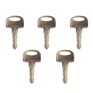 5pcs Ignition Key 701 For JCB