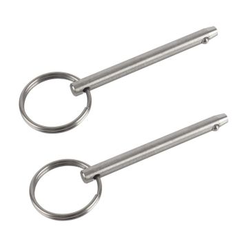 2 Pack Quick Release Pins Diameter 5/16"(8mm) Usable Length 2-1/4"(57mm)