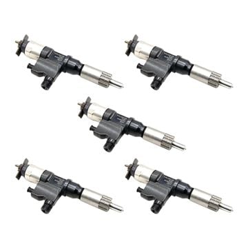 5 Fuel Injectors 23670-E0260 095000-5465 for Hino