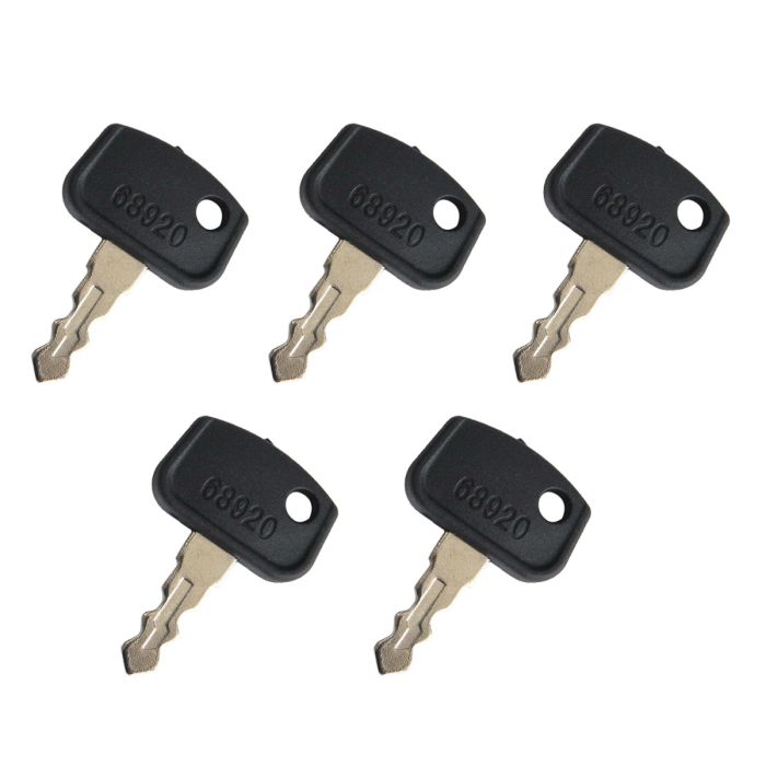 5PCS Ignition Keys PL501-68920 Kubota